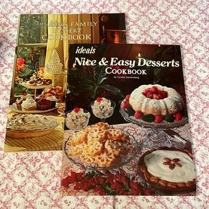 Vintage Ideals Nice & Easy Desserts Cookbook & Family Dessert Cookbook